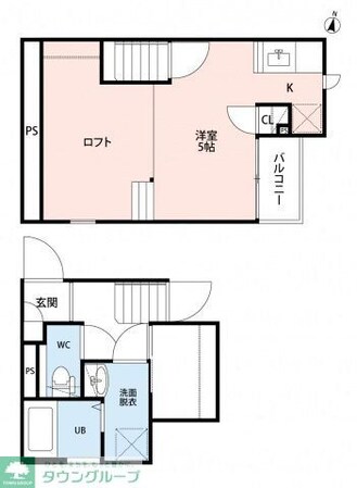 CB春日部フレアの物件間取画像